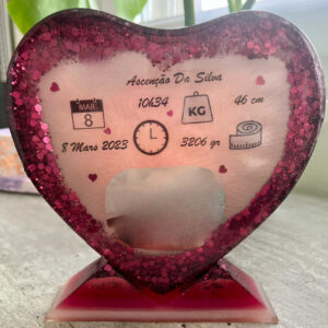 Cœur en résine epoxy